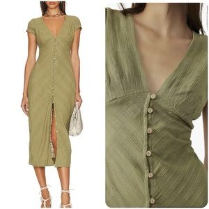 Free People New in Town green dress size M